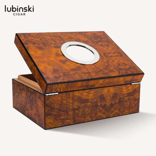 LUBINSKI pomegranate pattern cedar humidor - Image 3