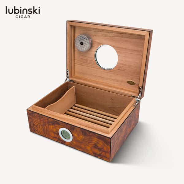 LUBINSKI pomegranate pattern cedar humidor - Image 4