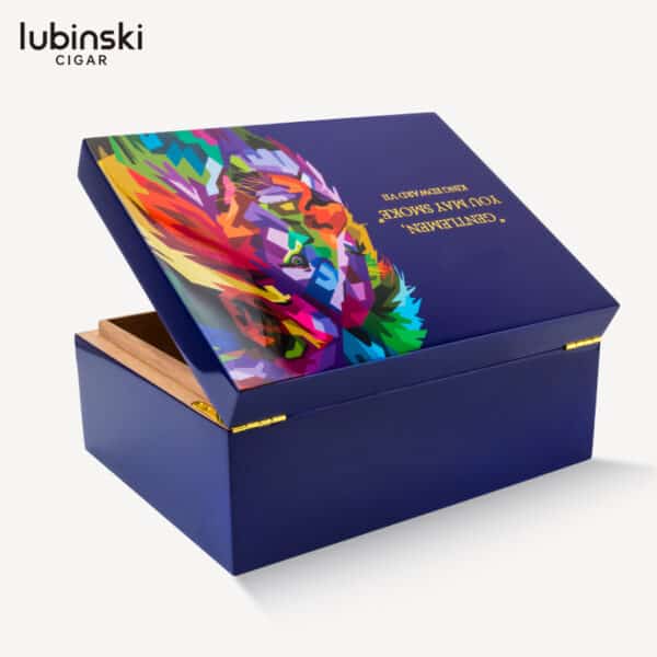 LUBINSKI Rainbow Lion Humidor 50 CAPACITY - Image 2