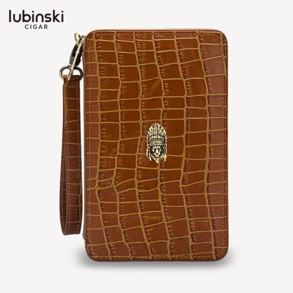 LUBINSKI Leather Travel Humidor with Cutter/Lighter - Image 3