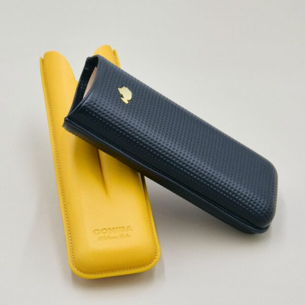 HABANOS S.A. adjustable leather cigar case Cohiba 2 Cigars - Image 2