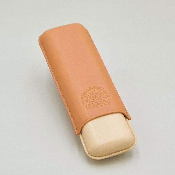 HABANOS S.A. adjustable leather cigar case H.Upmann 2 Cigars