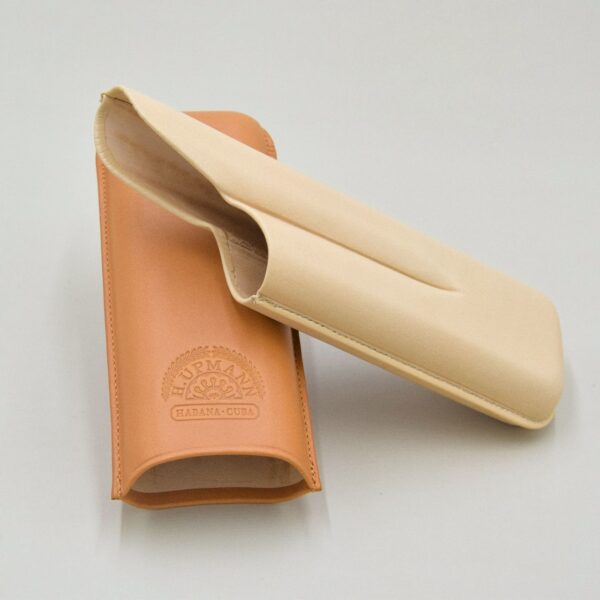 HABANOS S.A. adjustable leather cigar case H.Upmann 2 Cigars - Image 2
