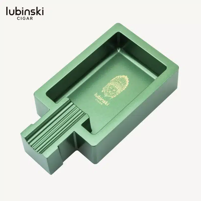 LUBINSKI Ceramic Logo Single Slot Ashtray - Image 2