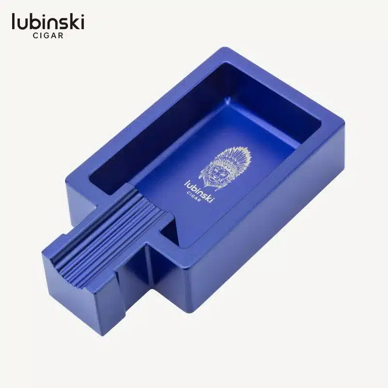 LUBINSKI Ceramic Logo Single Slot Ashtray - Image 3