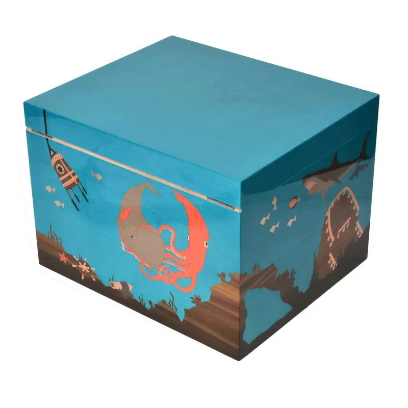 Elie Bleu Humidor "Aquarium" - 110 Cigars - Image 3