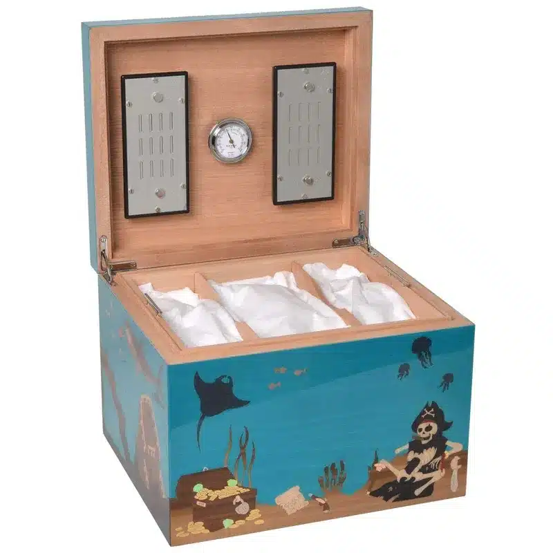 Elie Bleu Humidor "Aquarium" - 110 Cigars - Image 2