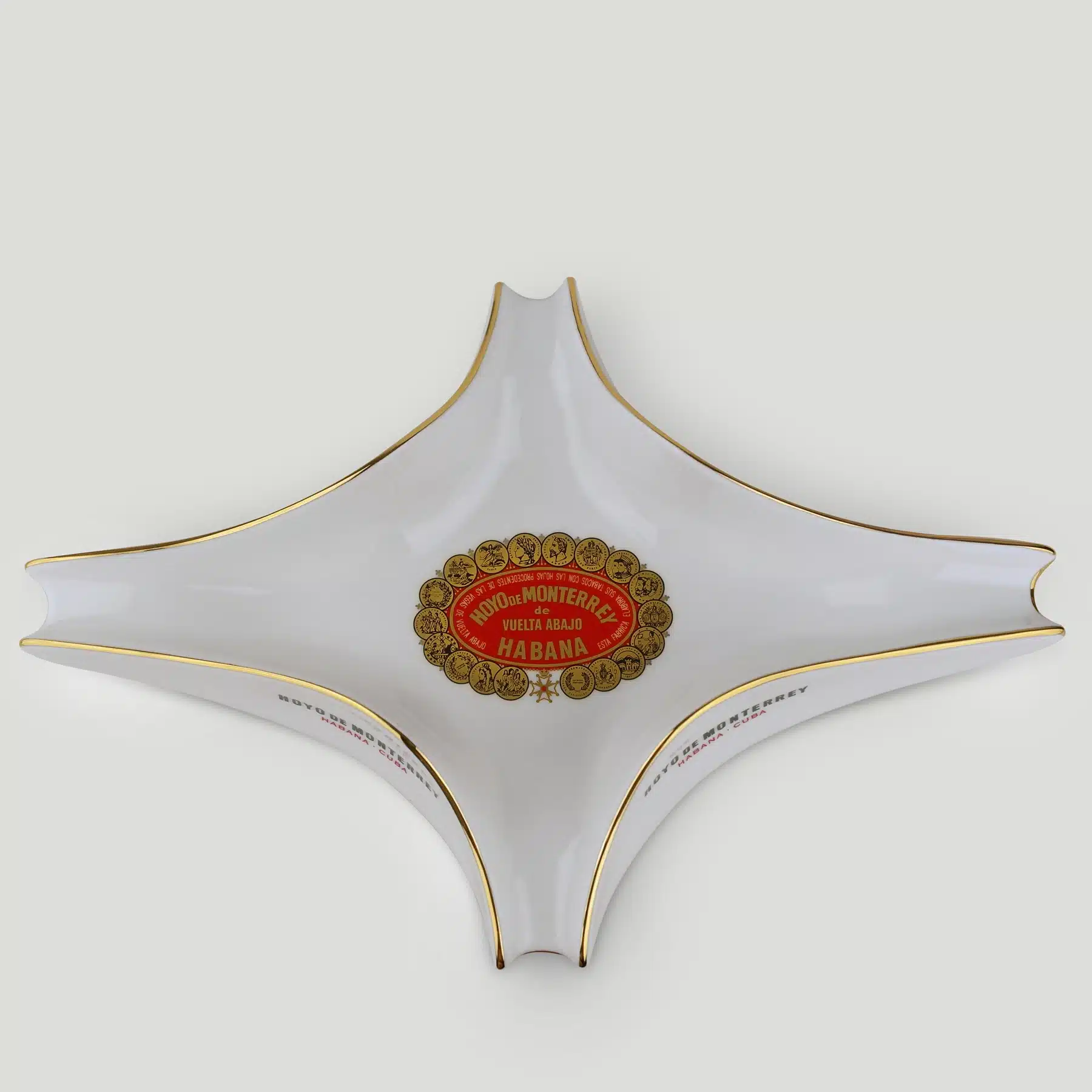 HABANOS S.A. Porcelain Ashtray Hoyo De Monterrey
