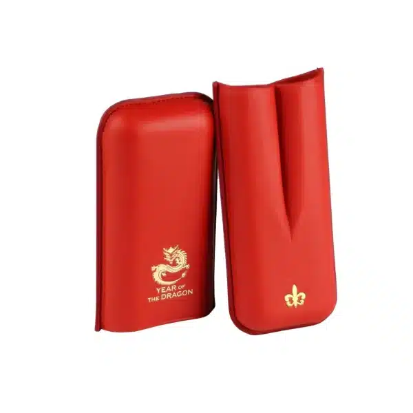 HABANOS S.A adjustable leather cigar case Montecristo Year of the Dragon 2 Cigars - Image 2