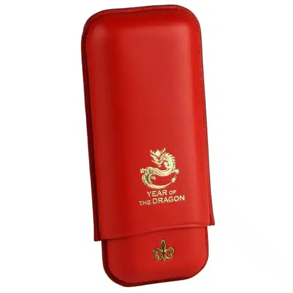 HABANOS S.A adjustable leather cigar case Montecristo Year of the Dragon 2 Cigars