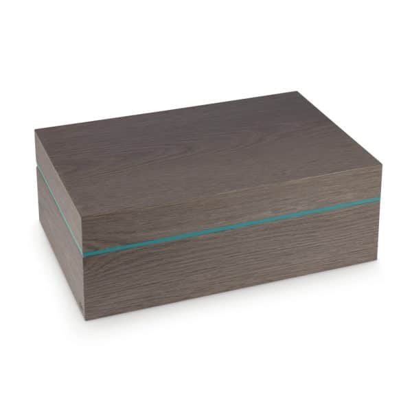 Zino Z80 Grey Oak & Cyan Humidor
