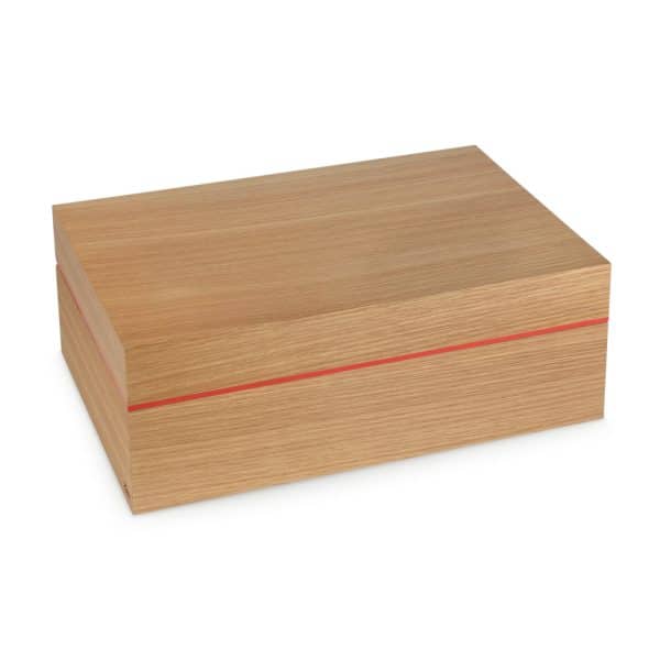 Zino Z80 Oak & Red Humidor