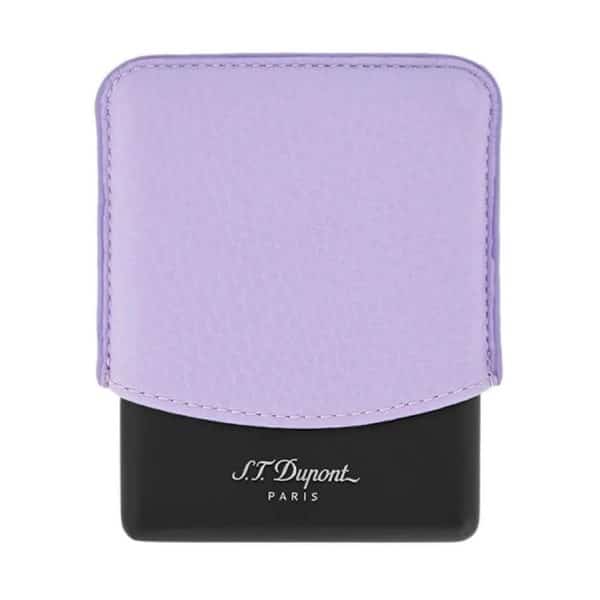 St Dupont Cigarette Case Leather Lavender/Matte Black