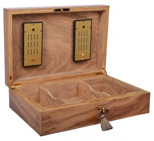 Elie Bleu Humidor "Olive wood" - 110 Cigars - Image 3
