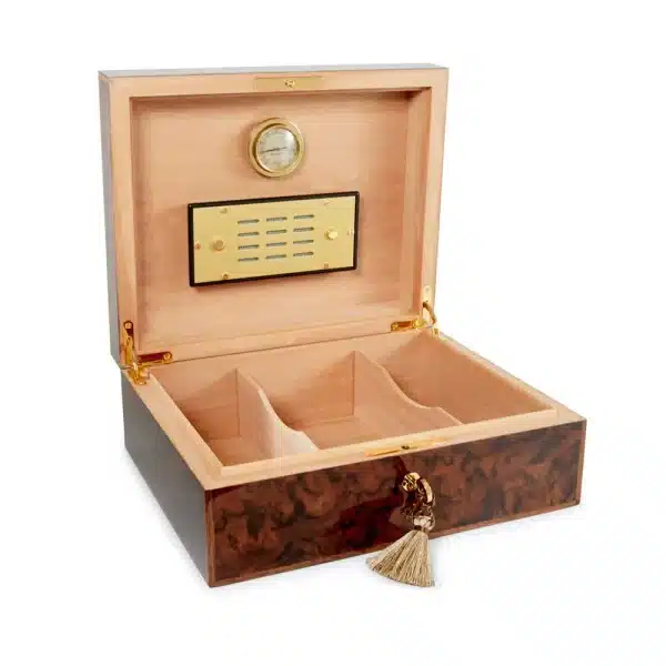 Elie Bleu Humidor "Walnut Burl" - 75 Cigars - Image 2