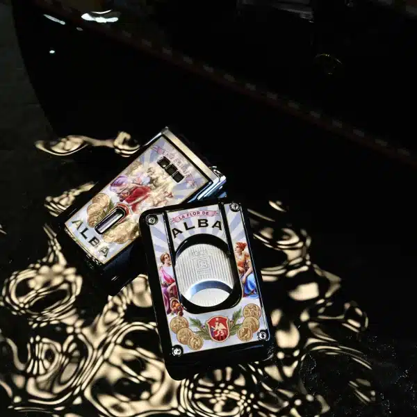 Elie Bleu Flor de Alba Double Blade Cigar Cutter - Image 2