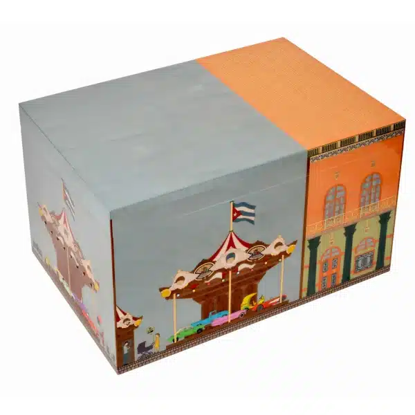 Elie Bleu Humidor "Casa Cubana" Carousel - 125 cigars (Limited Edition)