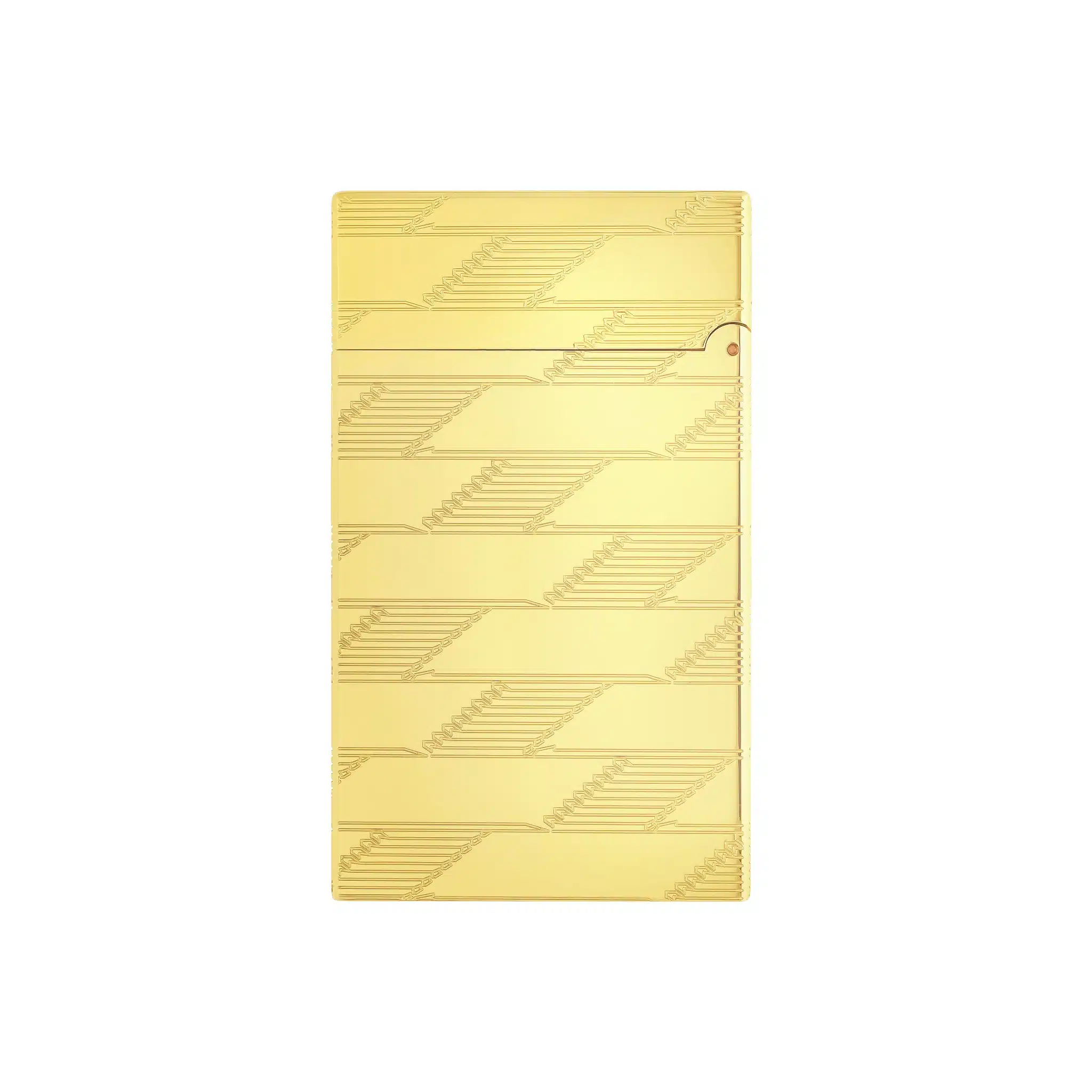 St Dupont Le Grand Guilloche Lighter Gold - Image 5